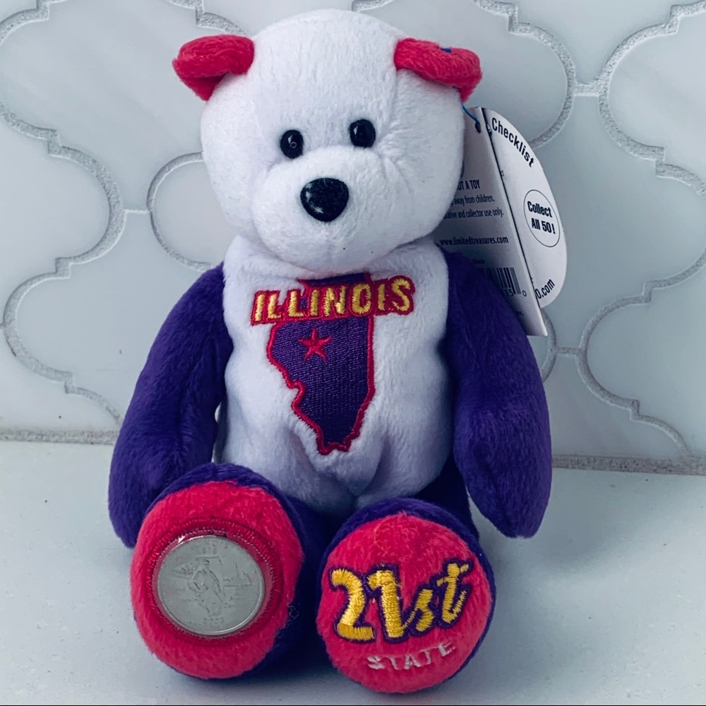 Limited Treasures Illinois State Quarter Bear #21